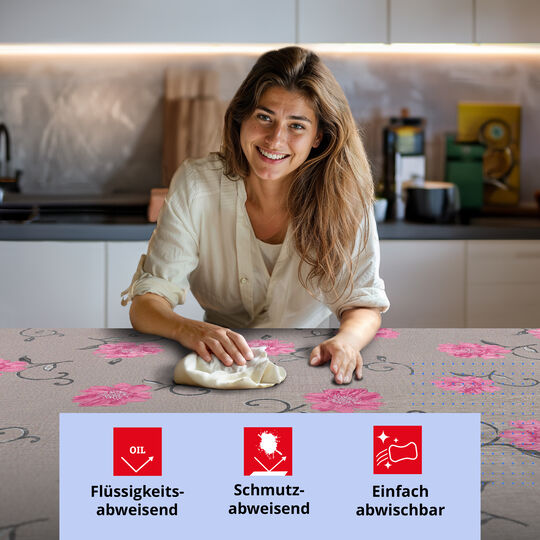 Tischdecke Monte Carlo Viviane greige image number null